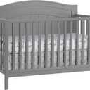 Oxford Baby North Bay 4-in-1 Convertible Baby Crib, Dove Gray, GreenGuard Gold Certified
