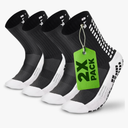 Lux Dual Grip Socks - Soccer Grip Socks for Men and Women. GripArray Performance & Comfort