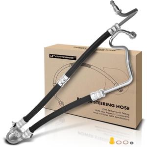 A-Premium Power Steering Pressure Hose Line Assembly Compatible with BMW 320i 2001-2005, 323Ci/328Ci 2000, 325Ci/325i 2003-2006, 330Ci, 330i, 2.2L 2.5L 2.8L 3.0L, with O-ring, Pump to Rack/Gear