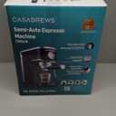 CASABREWS CM5418 Espresso Machine 20 Bar, Stainless Steel Espresso Maker with Milk Frother, Compact Cappuccino Machine for Home, Espresso Coffee Machine, Gift for Her, Gift for Family, Black