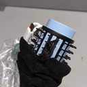 CARESKY Cordless Curling Iron Brush, 1.5 Inch Mini Travel Hair Curler with 200 Million Negative Ions, Portable Heated Round Straightener Brush Rechargeable for Curl, Touch-Up (Serene Blue)