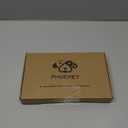 PHOEPET No Pull Dog Harness Medium Reflective Front Clip Vest with Handle,Adjustable 2 Metal Rings 3 Buckles,[Easy to Put on & Take Off](M, Orange)