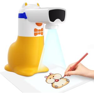 Yoturetoys AI Drawing Projector for Kids, Smart Art Tracing Machine to Inspire Creativity with Voice Learning & Photo-to-Sketch, STEM Educational Toy, Christmas Birthday Gift for Boys Girls Ages 4+