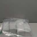 DOITOOL 100Pack Plastic Single Individual Cupcake Muffin Dome Holders, Moon Cake Box Stand, Mooncake Packaging Box with Covers, Cookies Muffins Dome Box Transparent Dessert Boxes- Black ( 5. 7x5.