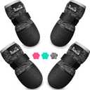 SlowTon Dog Shoes - Breathable Dog Sock Boots for Summer Hot Pavement Hardwood Floors Winter Snow, Waterproof Booties for Small Medium Large Dogs, Non-Slip Paw Protector for Outdoor Walking (B, 2) (#2 (Width 1.61-1.78") for 14-27 lbs)