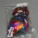 Women's Liquid Metallic Rainbow Bikini Sets Shiny String Padded Triangle 2 Pieces Swimsuit Set (XX-Large)