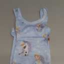 Disney Frozen Elsa & Anna Toddler Girl Tank Dress Blue Snowflake Print Sleeveless A-Line Sundress Birthday Party Casual Summer Outfits Clothes 4-5T