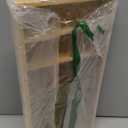 Small Silverware Organizer, Bamboo Kitchen Drawer Cutlery Organizer, Utensil Holder, Flatware Organizer Tray (14.2"x6.7"x1.6")