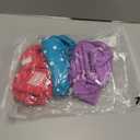 wegreeco Washable Reusable Premium Female Dog Diapers, Medium Large Small Dog Doggie Puppy & Doggy Diapers Female,Period Panties in Heat (Pack of 3, Large) (Large (15"-17" Waist), Bright Color)