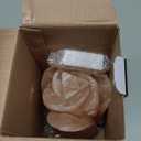 Spantik Tulip Shape Himalayan Pink Salt Lamp | Hand-Carved Rock Salt Flower Lamp | Natural Salt Night Light Desk Lamp for Home Office Decor | Himalayan Salt Lamps Sourced from Pakistan