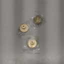 SWZHAI 12 Pcs Brushed Brass Cabinet Knobs, Gold Drawer Knobs Round Knob for Dresser Drawers, Single Hole Cabinet Door Knob Dresser Drawer Pulls Handles