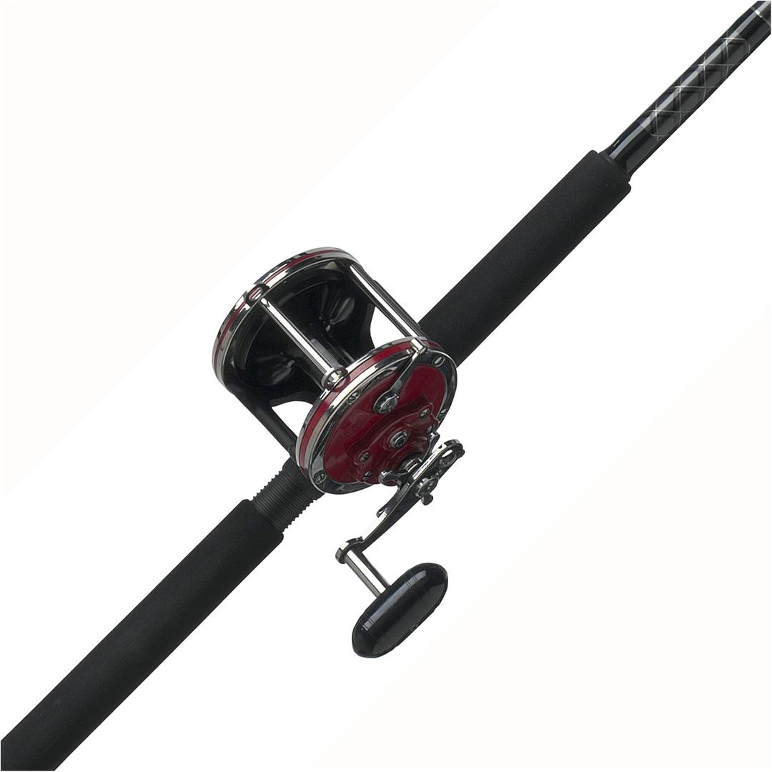 PENN Senator Combo, Black/Smoke/Red, 6'6"- Medium Heavy- 1pcs