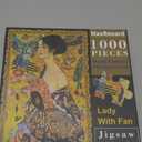 MaxRenard Game Jigsaw Puzzle 1000 Pieces and Up Fine Art Collection Toy Klimt Lady with Fan (A009)