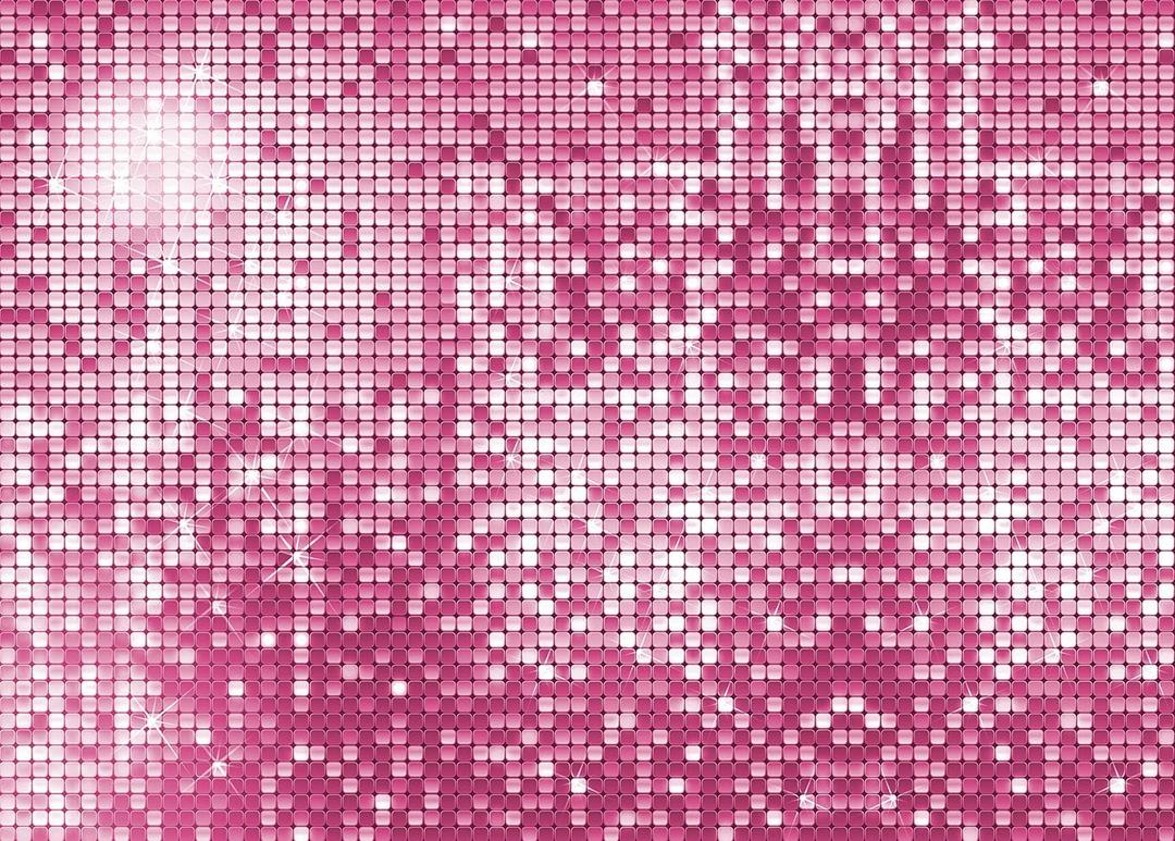 Withu Pink Flash Square Backdrop Glitter Stars Shimmer Wall Background Birthday Wedding Engagement Anniversary Dance Prom Party Decoration Banner 7x5ft