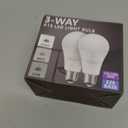 Briignite LED Light Bulbs, 3 Way LED Light Bulbs 50 100 150W Equivalent, Three Way A19 Light Bulbs E26 Medium Base, Daylight White 5000K, 500lm-1000lm-1500lm, 2Pack
