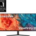 Samsung 34" ViewFinity S50GC Series Ultrawide QHD Monitor, 100Hz, 5ms, HDR10, AMD FreeSync, Ultrawide Screen, Eye Care, Thin Bezels, PIP, PBP, LS34C50DGANXZA, 2023, Black