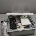 Bathroom Exhaust Fan with Light and Heater, 13.8 inch Panel Bathroom Ventilation Fan with 1800W Heating Power, 190 CFM 1.0 Sone Ultra Quiet 12W 6000K LED Light Remote Control for Home Bath Hotel