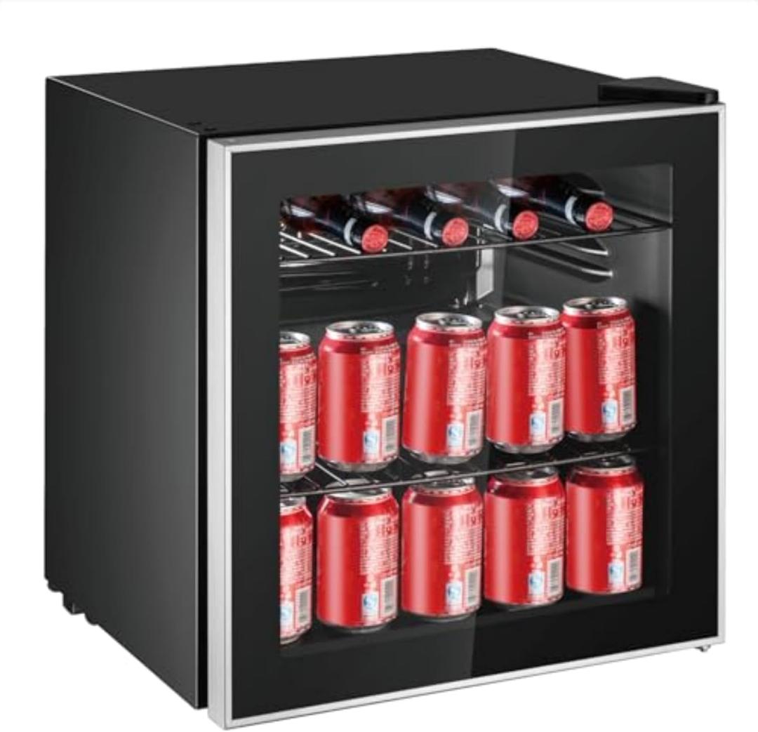 Frigidaire EFMIS164 60 Can, Glass Door Beverage Center Refrigerator, 70-CAN