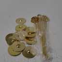 Urban Deco 16PK Gold Table Number Holders Place Card Holders 12 Inch Table Card Holders Steel Card Holders for Photos, Food Signs, Memo Notes, Weddings, Restaurants, Birthdays