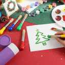 6 Pack Watercolor Paint Brushes Bulk Set for Kids Baby Toddler-4 Pcs Per Set Jumbo Brushes with Chubby Wood Handles for Easy Grip Paintbrushes Non Toxic Bristles (Colored)