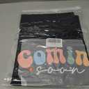 OCURHU Maternity Shirts for Halloween Thanksgiving Pregnancy Clothes Funny Skeleton Pumpkin Pregnant Announcement Tshirt Size XL