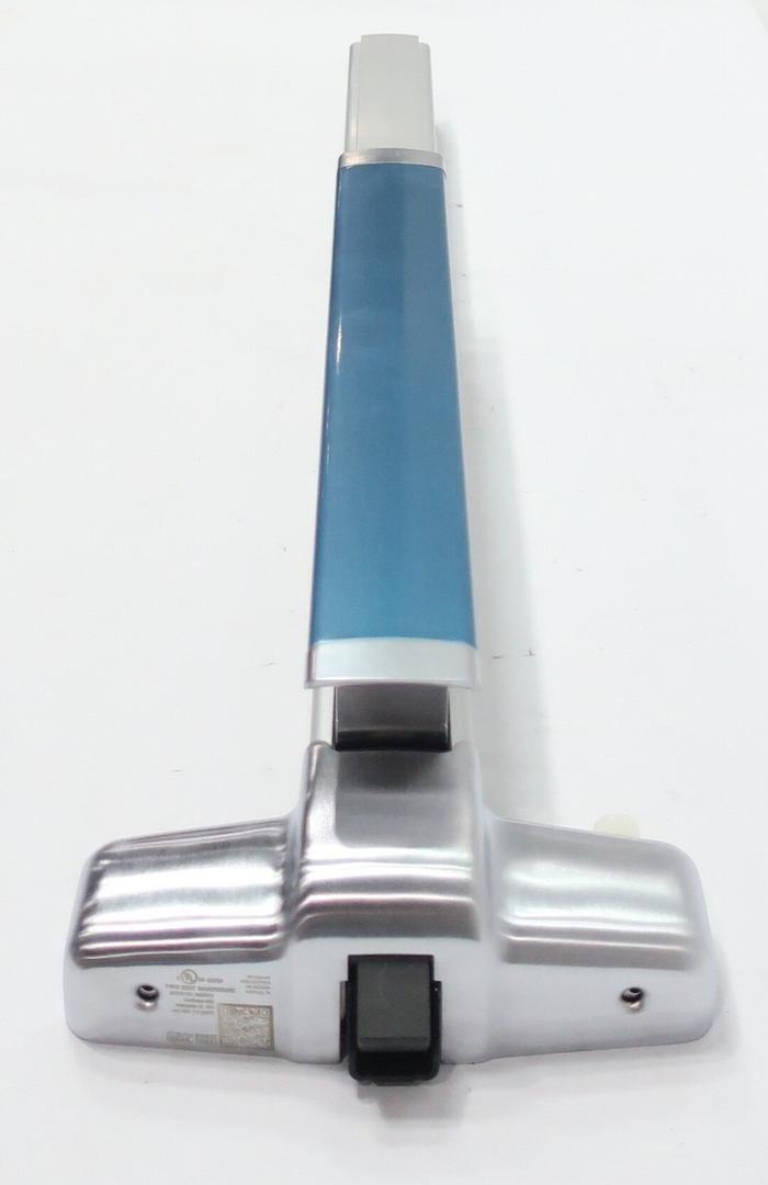 Dynasty Hardware Push Bar Panic Exit Device for Emergency Exit Doors Painted Aluminum, with Exterior Lever Handle