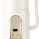 Nut Milk Maker, AlfaBot N2 Automatic Almond Milk Machine for Homemade Plant-Based Milk, Oat, Soy, Yogurt, 5 Modes/35OZ Big Capacity Soy Milk Maker with Delay Setting and Self Cleaning (Cream)