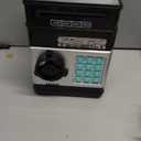 Refasy Piggy Bank Cash Coin Can ATM Bank Electronic Coin Money Bank for Kids Age 3-12, Money Savings Box Mini ATM Coin Bank Toys Gifts for 3 4 5 6 7 8 9 10 11 12 Year Old Boys Girls (Black)