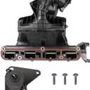 Engine Intake Manifold with Flow Control Valve Compatible with 2007-2017 Jeep patriot compass/2007-2011 Dodge Caliber Avenger Journey/2007-2009 Chrysler Sebring Replace # 4884495AK 911-902 4884495AH