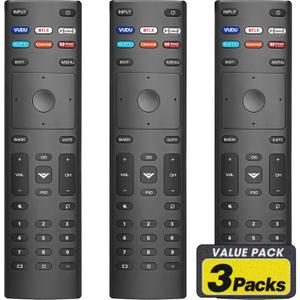 3 Pack Remote Replacement for All VIZIO Smart TV Remote, Compatible for VIZIO Remote Control Replacement