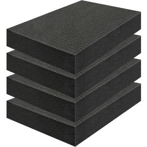 PINGMIC Gun case foam -16 x 12 x 2 Inch Pick and Pluck Foam Sheets - Pick Apart Insert Padding for Gun Case, Ideal for Storing Guns, Crafts, Cameras & More (4Pack)