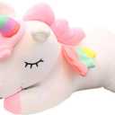 Toyvian Giant Stuffed Unicorn Stuffed Hugging Pillow Giant Unicorn Stuffed Animal Plush Hugging Pillow Stuffed Animal Toy Stuffed Animal Pillow Plush Animal Pillow Child Filling