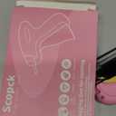 Stitch Gun for Clothes - Handheld Stitch Gun Quick Clothing Fixer - Mini Sewing Kit Micro Tagging Gun - Includes 6 Needle, 1000 Black Fasteners & 1000 White Fasteners (Pink-Yellow)