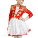 Dress Up America Drum Majorette Costume for Girls - Marching Band Uniform for Kids, Size 4-6