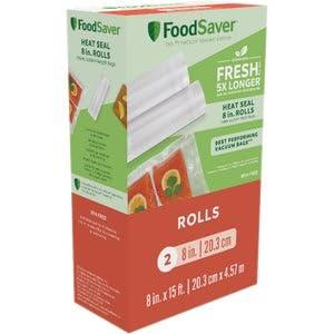 Food Saver Fresh 5X Longer Heat Seal 8in. Rolls