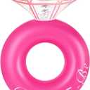 HeySplash Pool Floats, Inflatable Pool Float, Large Floatie for Bachelorette Party, Swim Tube River Lake Beach Bride Wedding Decor Fun Toy Raft Adults