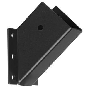 GBGS 8 Pcs Black 45-Degree Knee Bracket for 2x4 Post,13 Gauge