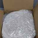 Vertical Shoe Rack, 10-Tier Stackable Narrow Shoe Rack Organizer for Entryway Closet Corner, Free Standing Shoe Rack Tower Shelf, Space Saving, Curved, Off White