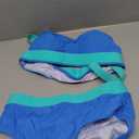 ZINPRETTY Women High Waisted Bikini Sets Color Block Swimsuits 2 Piece Bathing Suits Tummy Control Sporty Teens (Small)