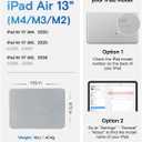 MOFT Dynamic Folio Case for iPad Air 13-inch (M4 2026 / M3 2025 / M2 2024),Slim Magnetic Stand Case with 20+ Viewing Angles, Auto Wake/Sleep,Ultra Thin, Cement x Sapphire