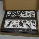 Tellingyou 6 Pcs Graduation Table Centerpieces Boxes Class of 2025 Graduation Lantern with LED Light Congrats Grad School College Photo Props for Party Table Decor(7.87 * 2.8inch)