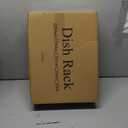 SNTD Dish Drying Rack - Extendable Dish Rack, Large Sink Drying Dish Drainer for Kitchen Counter, Stainless Steel Dish Strainer with Utensil Holder (Black)