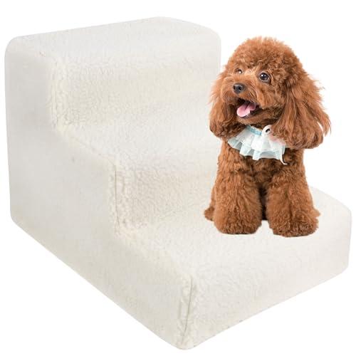 YOFIT Doggy Steps - Non-Slip 3 Steps Pet Stairs, Holds Up to 50 lbs