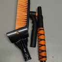 33" Extendable Snow Brush and Ice Scraper for Car Windshield, 2-in-1 Car Snow Brush & Ice Scraper with 360 Pivoting Brush Head and Comfortable Foam Grip for SUV Trucks Sedans,Orange