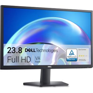 Dell 24 SE2425H Monitor - 23.8-Inch Full HD (1920x1080), VA Panel, 5ms Response Time, Tilt, Certified by TV Rheinland for 3-Star Eye Comfort - Black