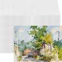 ZAYOUAU 400 Sheets Cotton Watercolor Paper Bulk, 8.5 x 11 inch 300 GSM White Cold Press Art Painting Paper for Kids, Beginning Academy Artist Loose Drawing Paper Watercolors Sketch Acrylic Painting