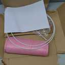 PATIKIL Lamp shades for Table Lamps 11.4" Top x 12.6" Bottom x 9.8" High Drum Lamp shades for Floor Lamps Medium Linen Lampshade Easy Assembly for Lamp Replacement, Pink