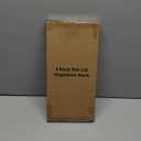 2 Pack Pot Lid Organizer Rack for Cabinet Door/Wall, 6-Tier Pot Lid Holders inside Cabinet Door, No Drilling Adhesive Wall/Door Mounted Rustproof Pots and Pans Lid Organizers for Kitchen Storage Black