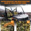 BORDAN 1680D UTV Wingback Seat Cover for 2022-2026 Polaris Ranger XP 1000, Heavy Duty Waterproof Seat Covers for 60/40 Split Bench Camo Seat Cover Set Pet Proof UTV Accessories (6PCS)