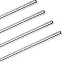 3/8" OD 316 Stainless Steel Tube 12 inch Length Round Straight Steel Pipe Metal Tubing Industrial Metal Tube (4 Pcs)